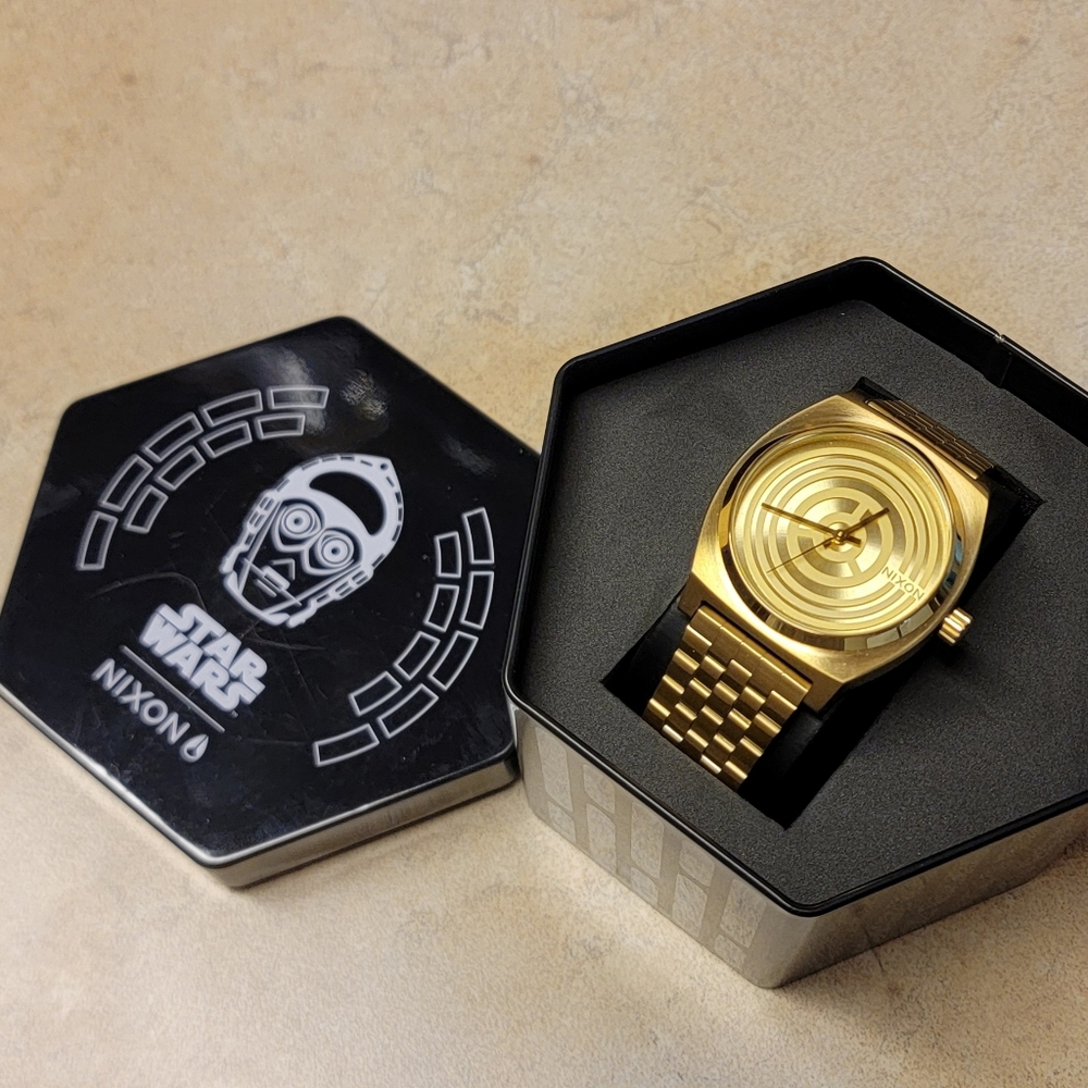 Nixon Star Wars Gold Time Teller C-3PO